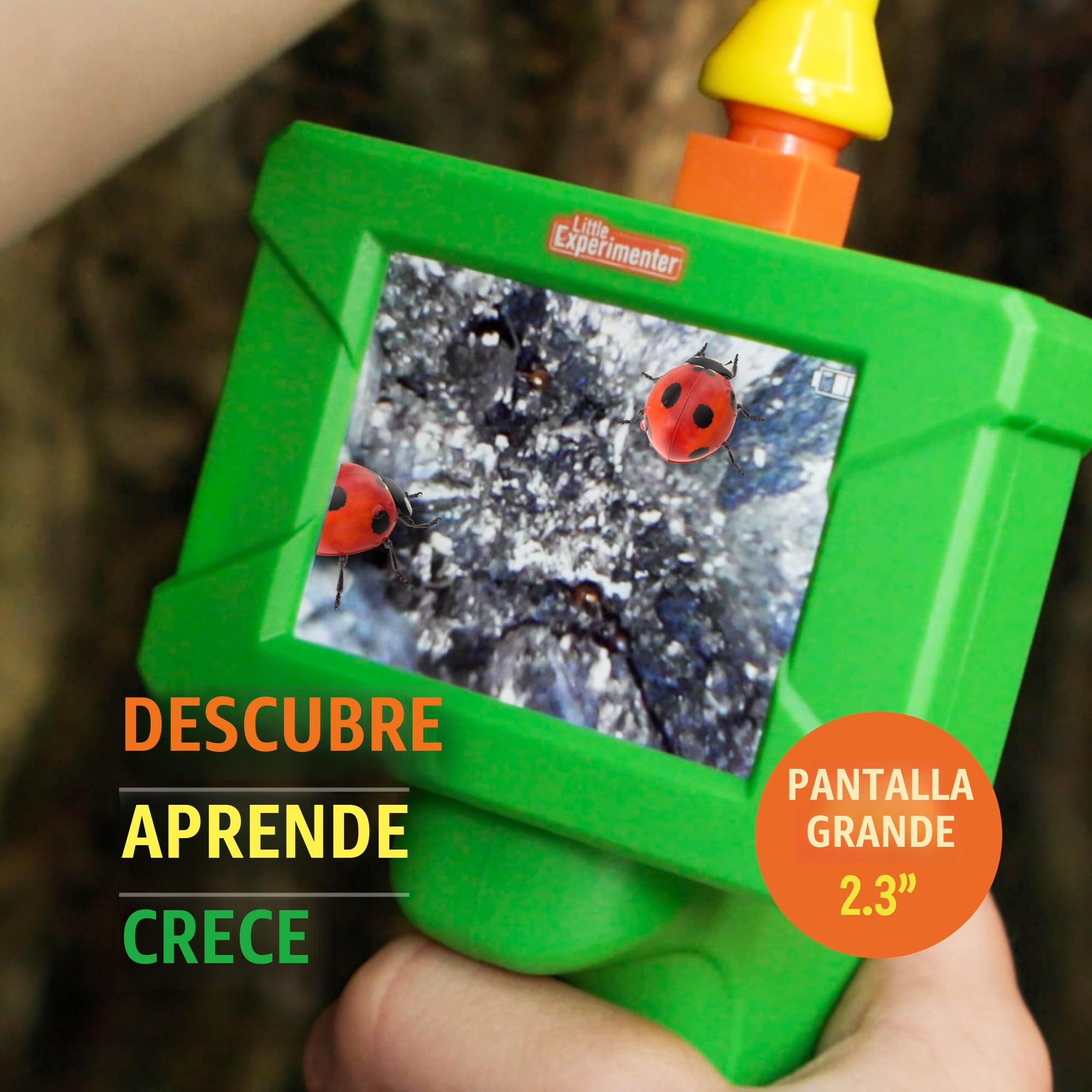 Cámara Endoscópica Con Forma De Serpiente Para Niños – Pantalla HD 2.4″, Luz LED, Sumergible IP67, Juguete Educativo STEM Para Explorar Al Aire Libre