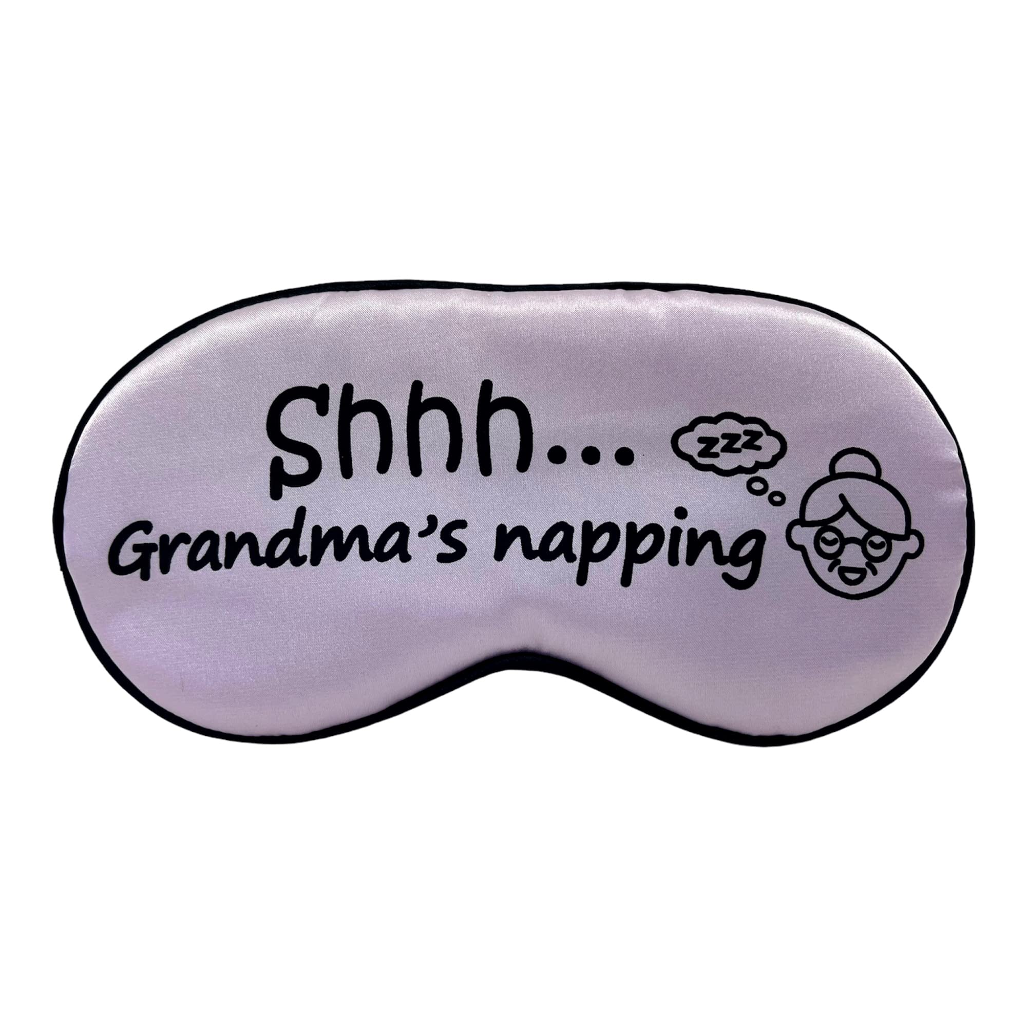 Shhh...Gandma is Napping. Funny Sleeping Mask for Grandma. Ultra Soft Sleep Mask with Adjustable Strap. Gift idea for Birthday, Mother's Day, Get Well Soon, Christmas Stocking Stuffer.