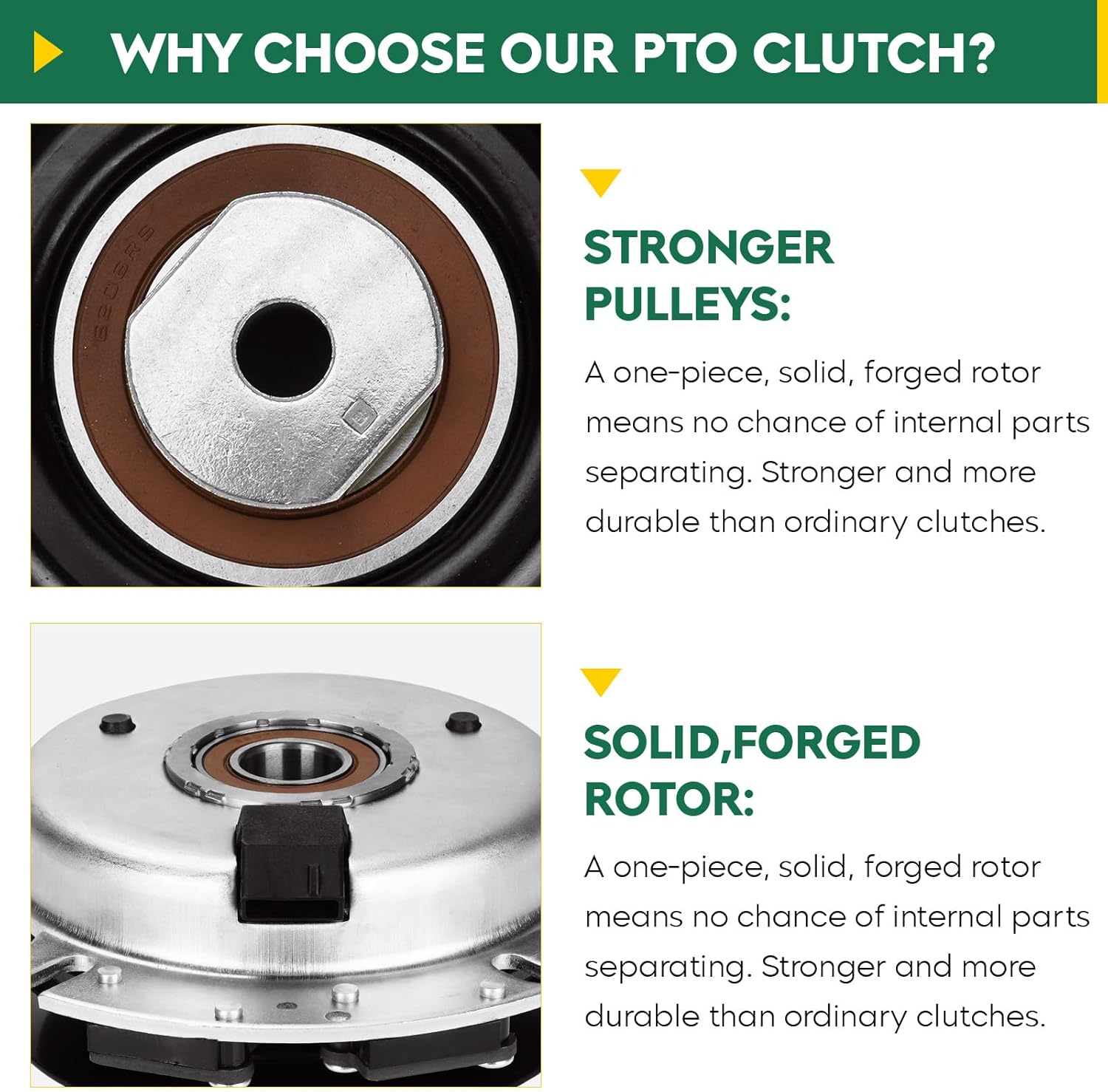 Aeagle 00191700 PTO Clutch for Toro 110-6766 103-9950 108-9510, for TimeCutter SS5000 SS5060 Cub Cadet GT2550 GT2544 i1042 Z5000 Z5020 Z5030 Z5035 Z5040 Ariens Zoom 2550XL 2552XL Replace GDA10017