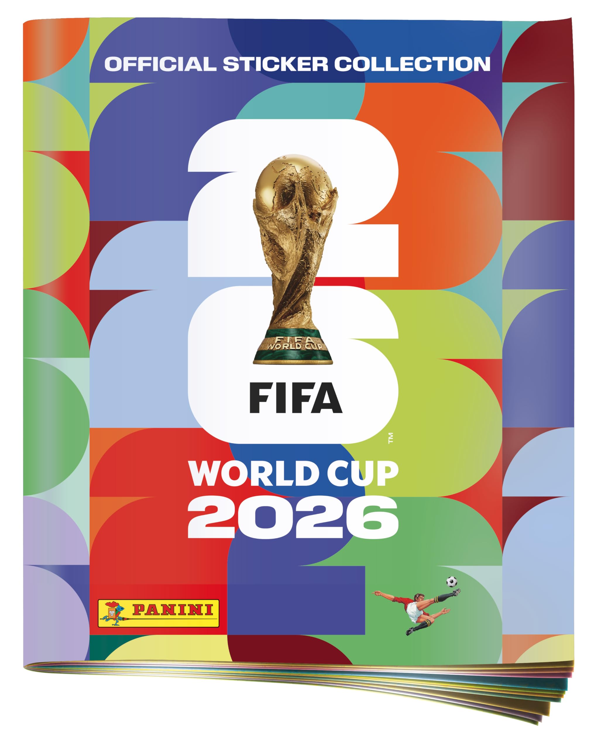 Panini Álbum de calcomanías de la Copa Mundial de la FIFA 2026, multicolor