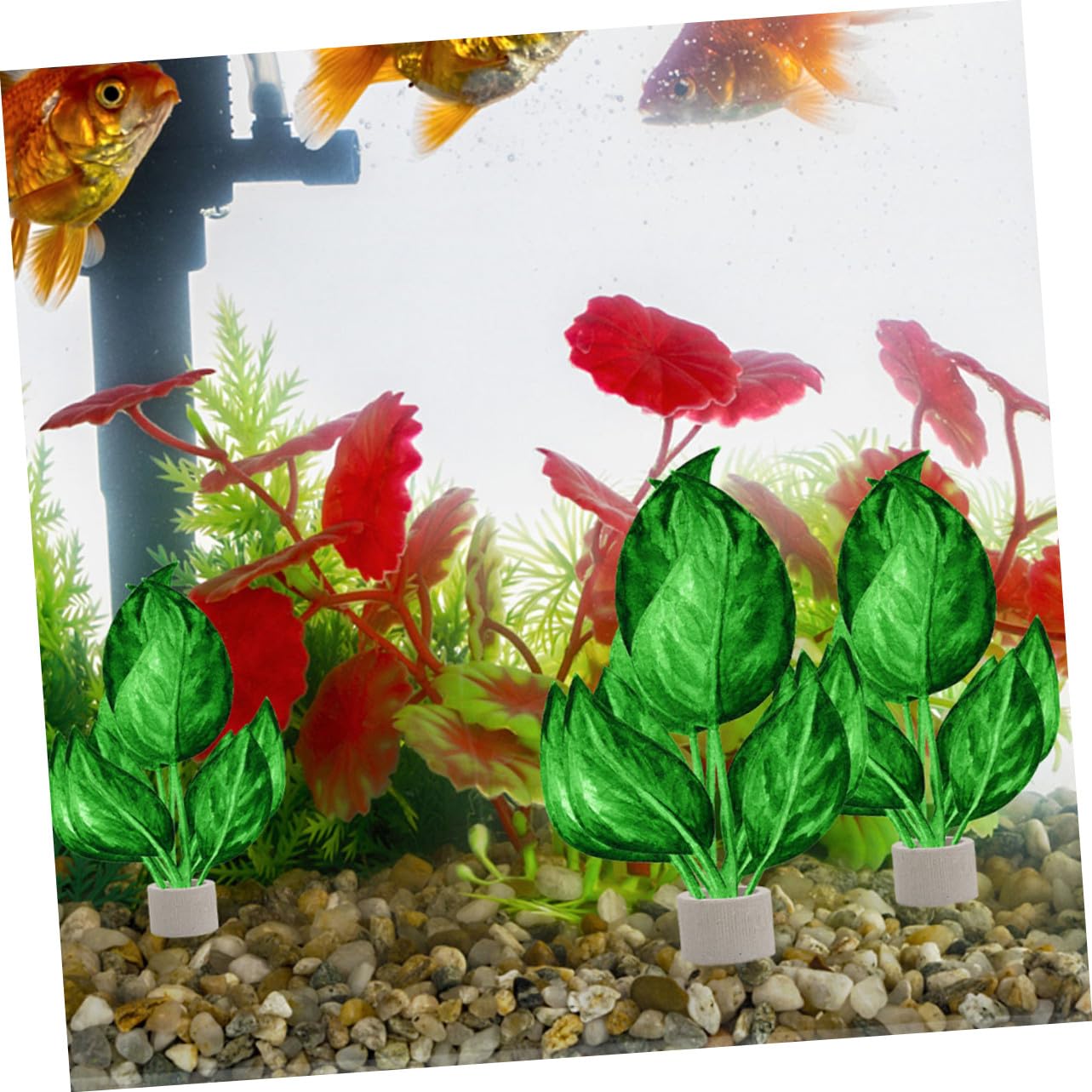 Aquarium Befestigungsring aus Keramik für Wasserpflanzen 12 Stück