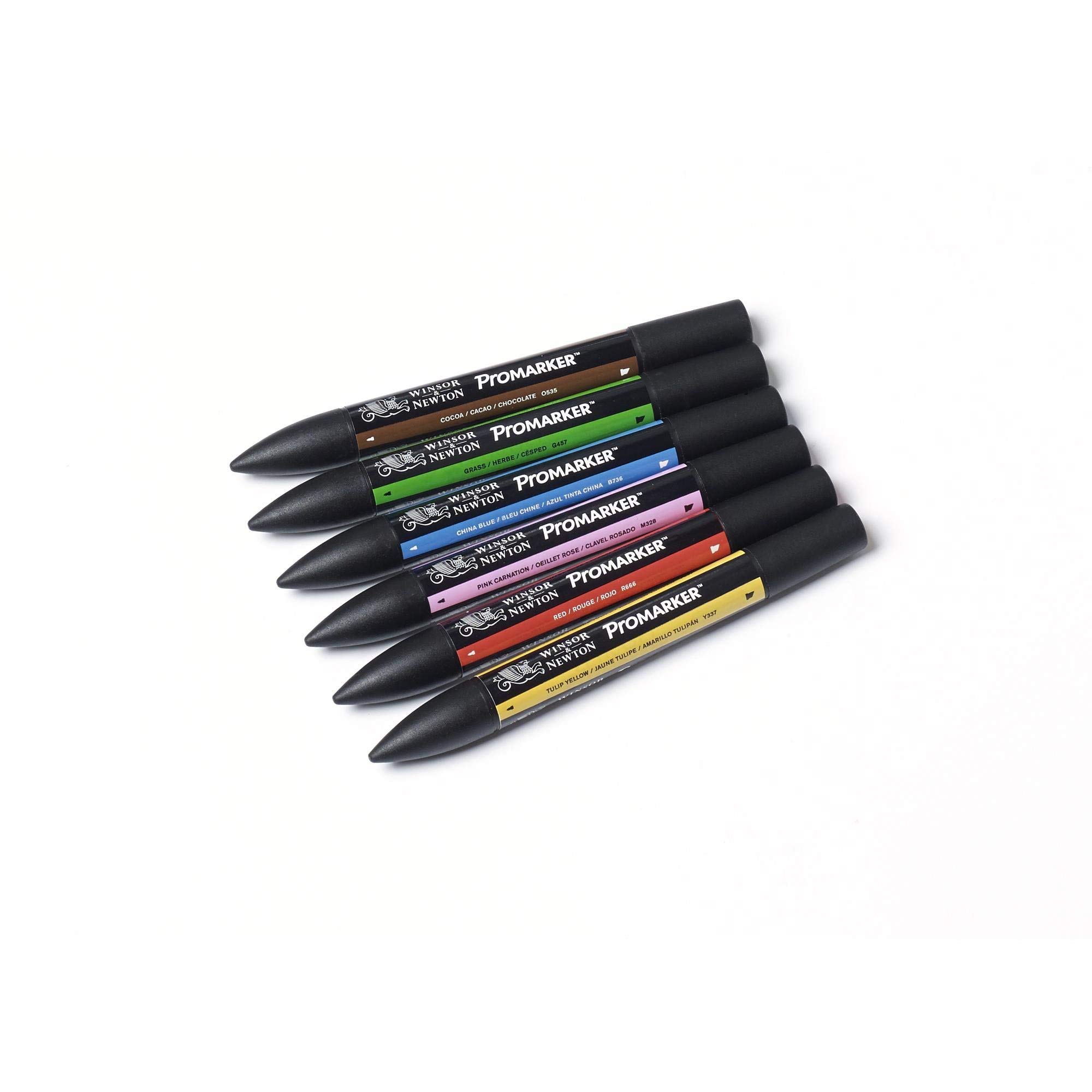 Winsor & Newton ProMarker - Set of 6 - Mid Tones, 6 count (Pack of 1) - Image 2