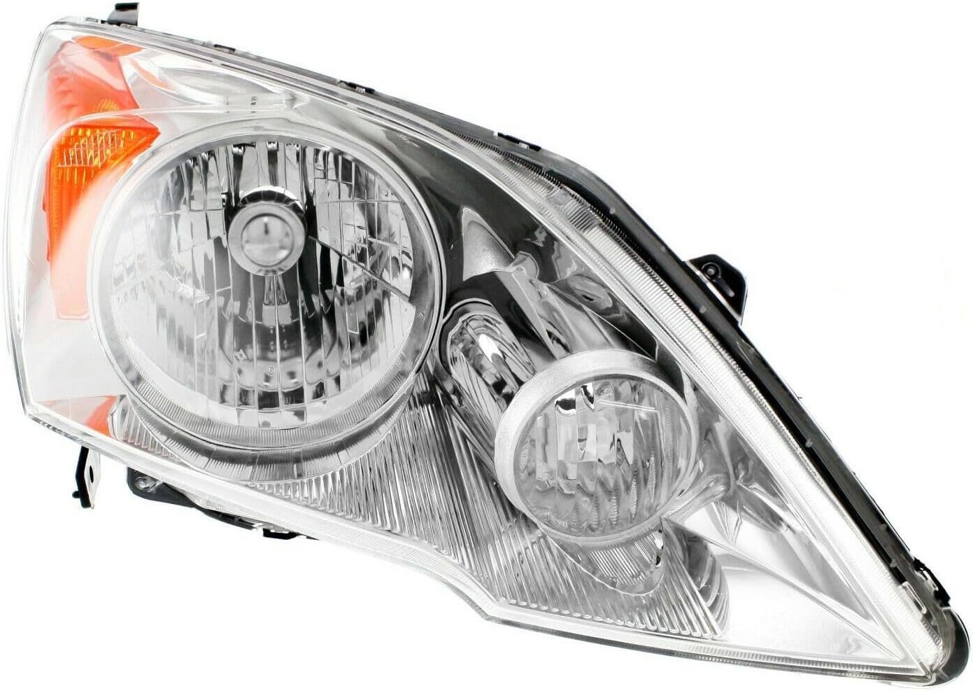 Headlights Headlamps Left & Right Pair Set of 2 for Honda for CR-V Ex-L/LX 07-11 without Bulbs Assembly Clear Lens-Part Name 33151SWAA01 HO2503129