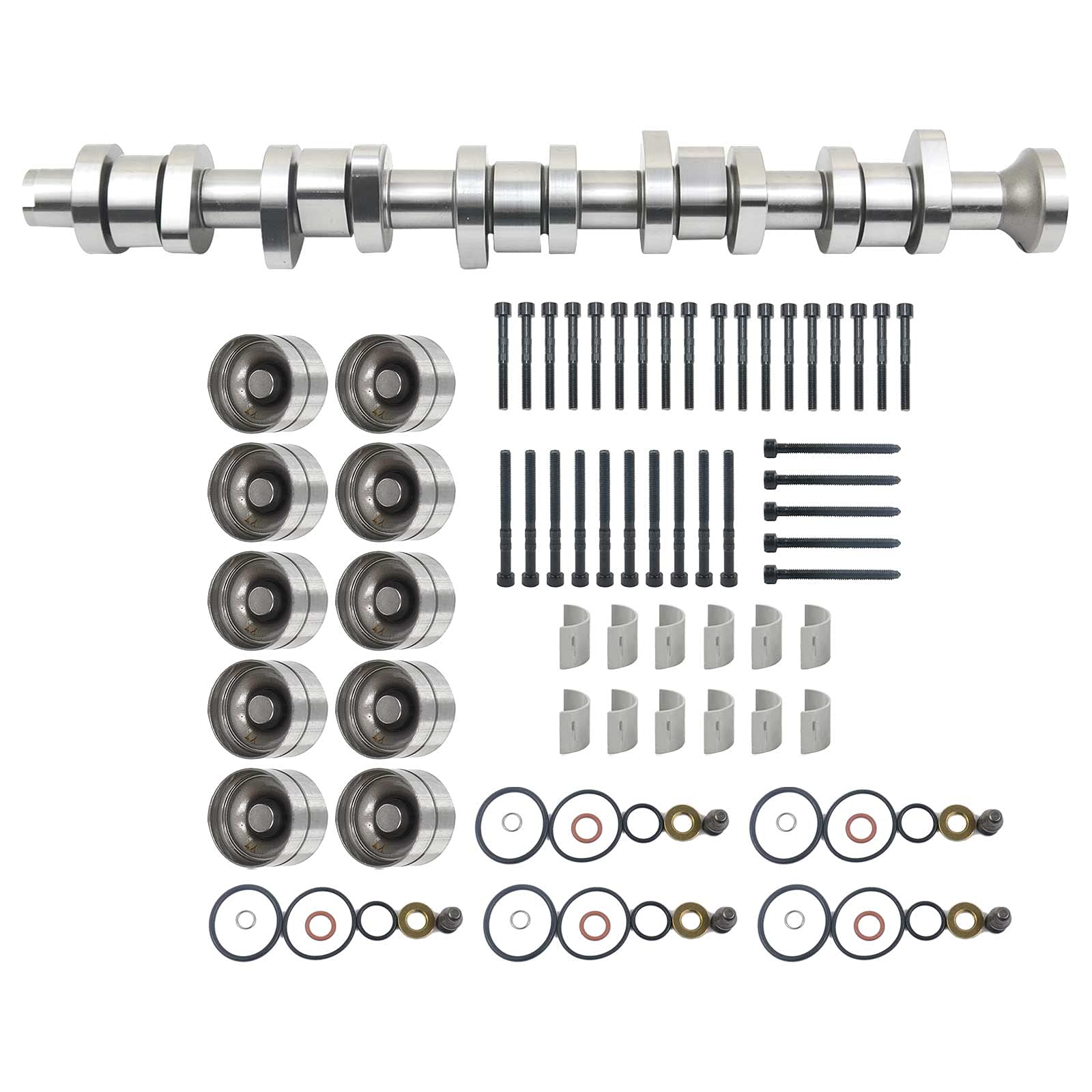 Kit de arbol de levas completo Reemplazo para 2.5 TDI AXD BAC BLJ BLK 7LA 7L6 7L7 070109101P 038103673B 038103714 038103714A 038103385A 038198051 038109309 A