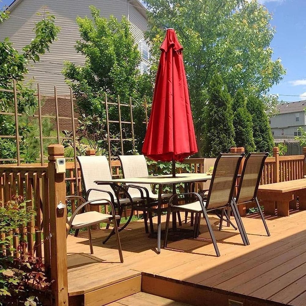 Patio Outdoor Table Market Yard Umbrella Replacement Top Cover 200cm/270cm/300cm Universal Umbrella Replacement Cloth Waterproof