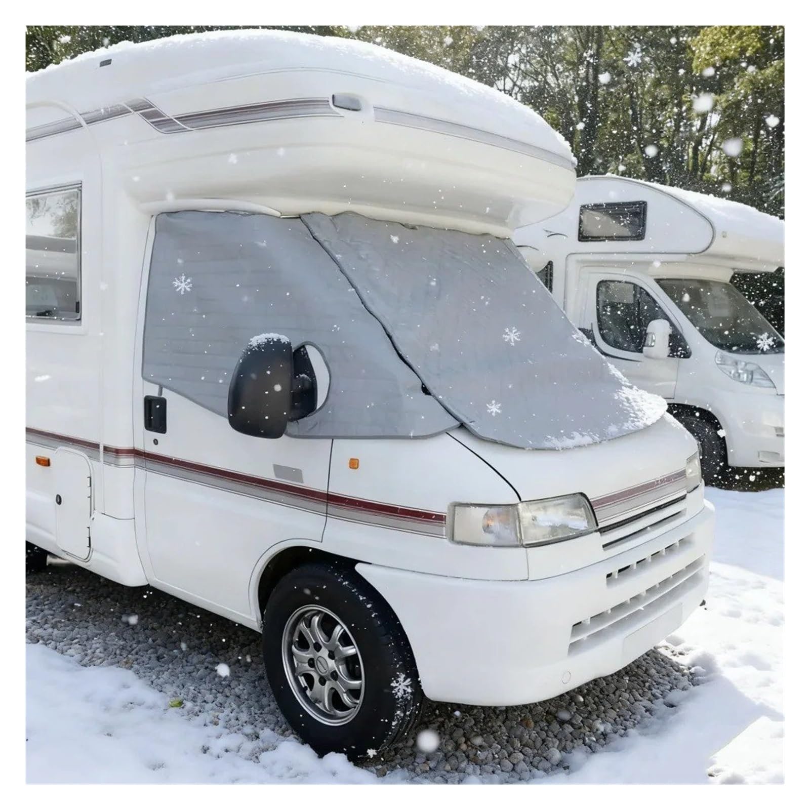 Osłona przeciwśnieżna na przednią szybę zamiennik do Citroen Relay UP RV przednia szyba trwała osłona przeciwsłoneczna i osłona chroniąca przed śniegiem zapobiega lodowej osłonie przeciwsłonecznej