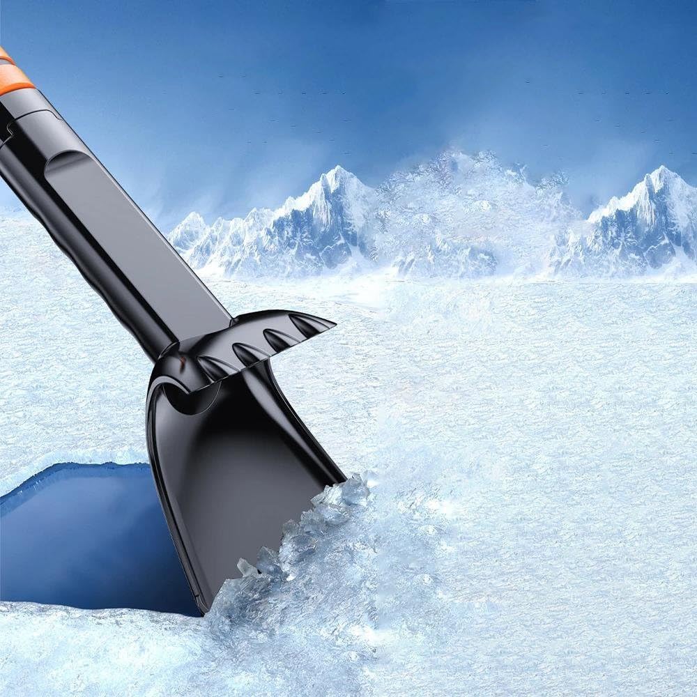 Rascador de hielo para coche Un Conjunto De Herramientas De Cepillo Deshielo Vidrio Automotriz En Invierno Herramientas Limpiador Vidrio Deshielo Automotriz Telescópicas Lavado Rascadores de hielo par