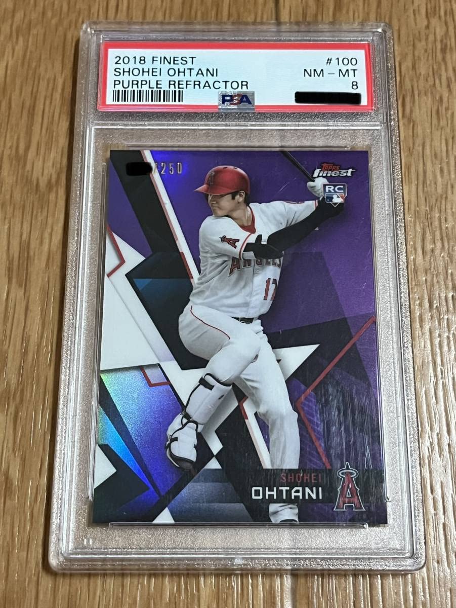 Amazon.co.jp: 2018 Topps Finest #145 Shohei Ohtani Purple 