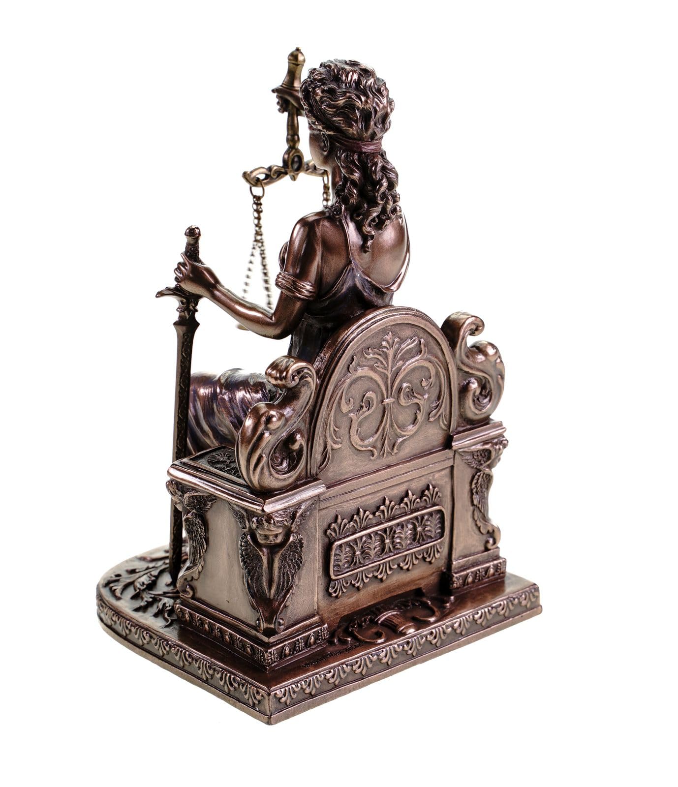 Parastone Justitia - Figura decorativa (bronce, 17,5 cm), diseño de diosa de la justicia