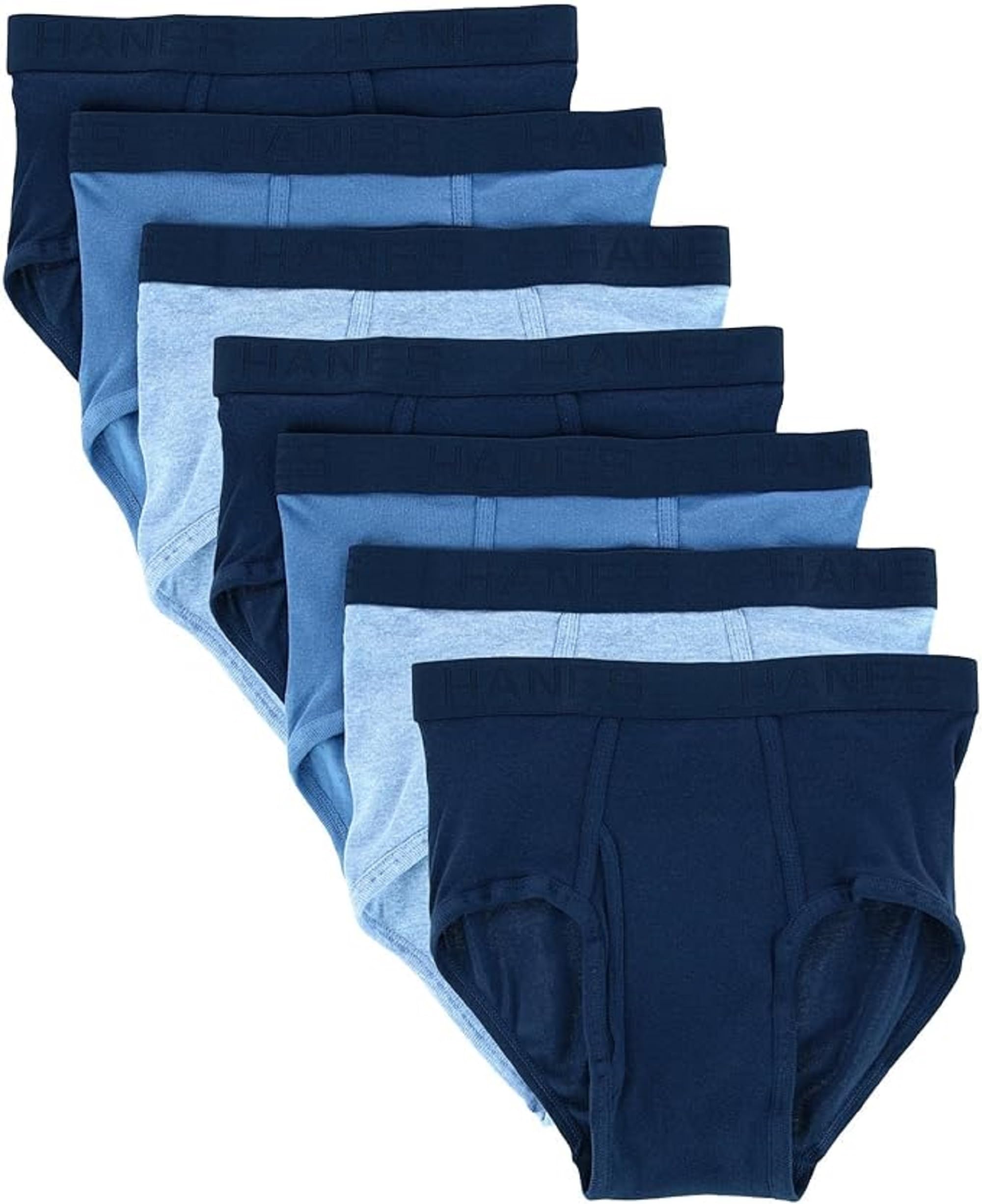 Hanes Ultimate Tagless Briefs with ComfortFlex Waistband - Multiple Packs and Colors Ropa Interior Mens (Pack de 7)