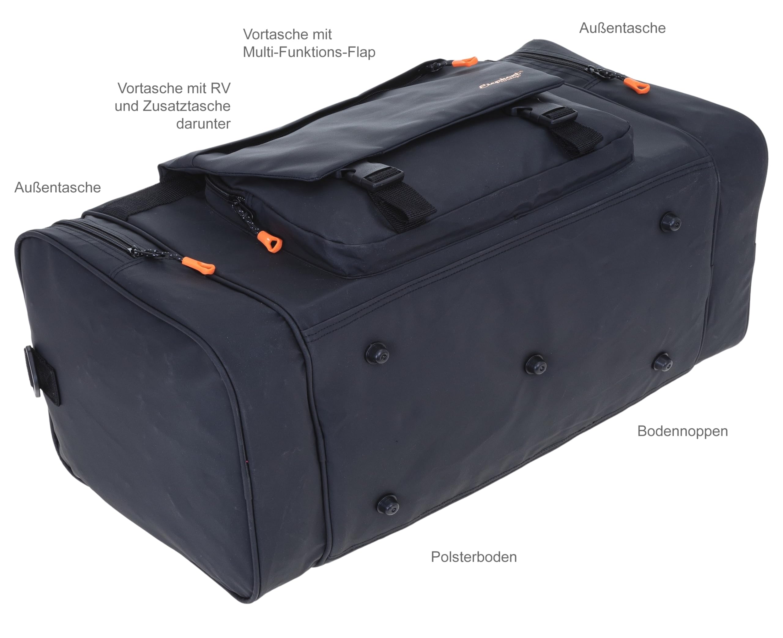 Elephant Sporttasche Reisetasche Saunatasche Herren Damen aus Plane Tour 68 cm mit Yogamatte-Halterung Bag Sport Fitness Sauna Tasche Gymbag sehr groß 1306 XL + Trinkflasche