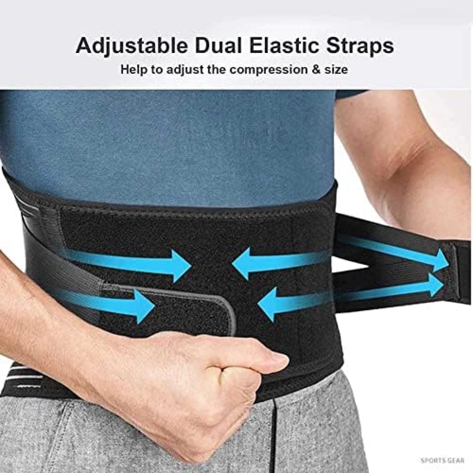 Cinturón De Soporte Para La Espalda Con Soporte De Resorte Para Hombres Y Mujeres, Cinturón Lumbar Inferior Para Mujeres Y Hombres, Prevención De Lesiones Ciática, Hernia De Disco,METRO,Bonny369