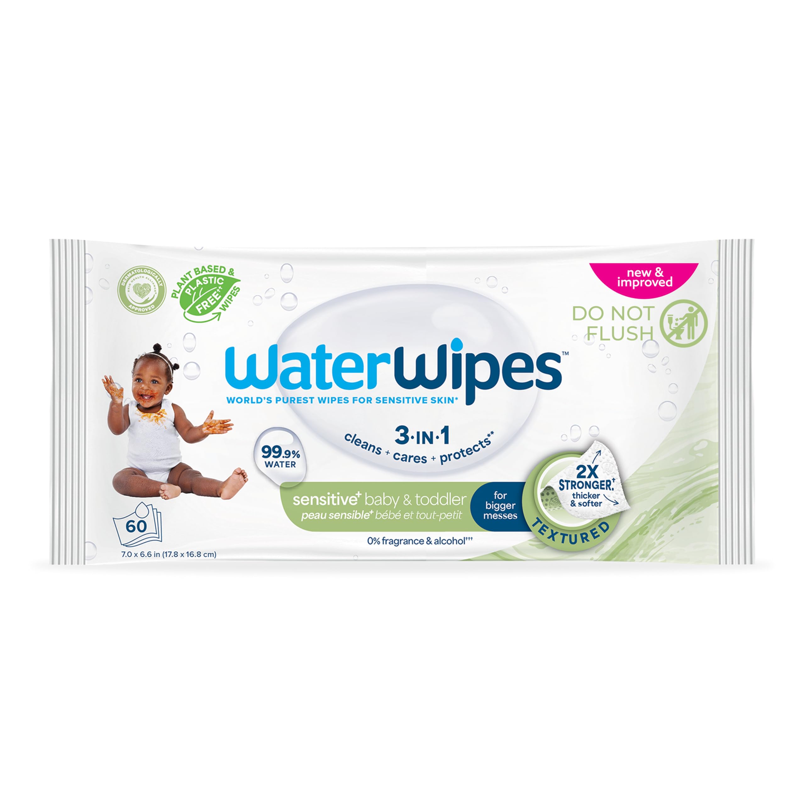 WaterWipes Sensitive+ Baby & Toddler Wipes