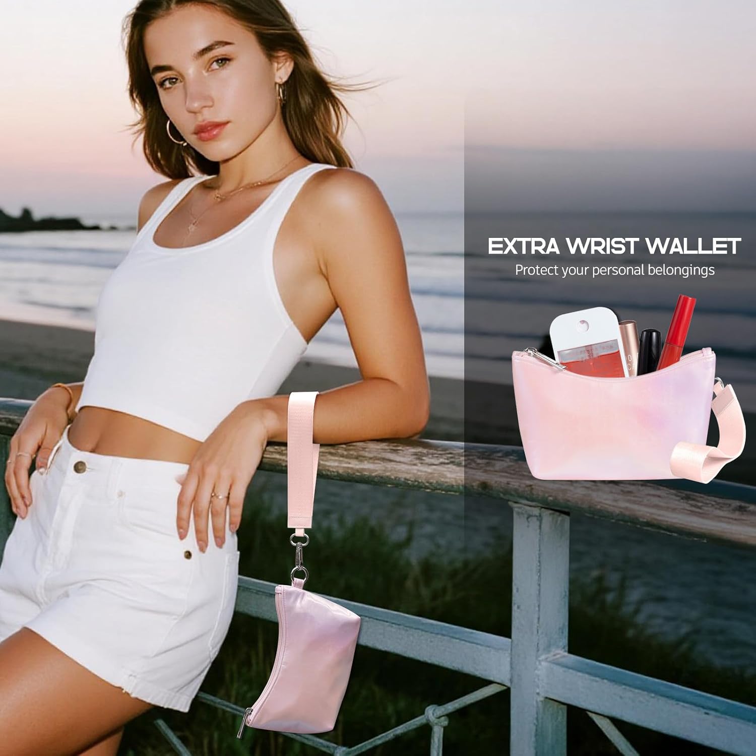 Clear Bag for Stadium Events, Clear Shoulder Bag for Stadium Approved with Wallet, for Concerts Sports Events - Image 5