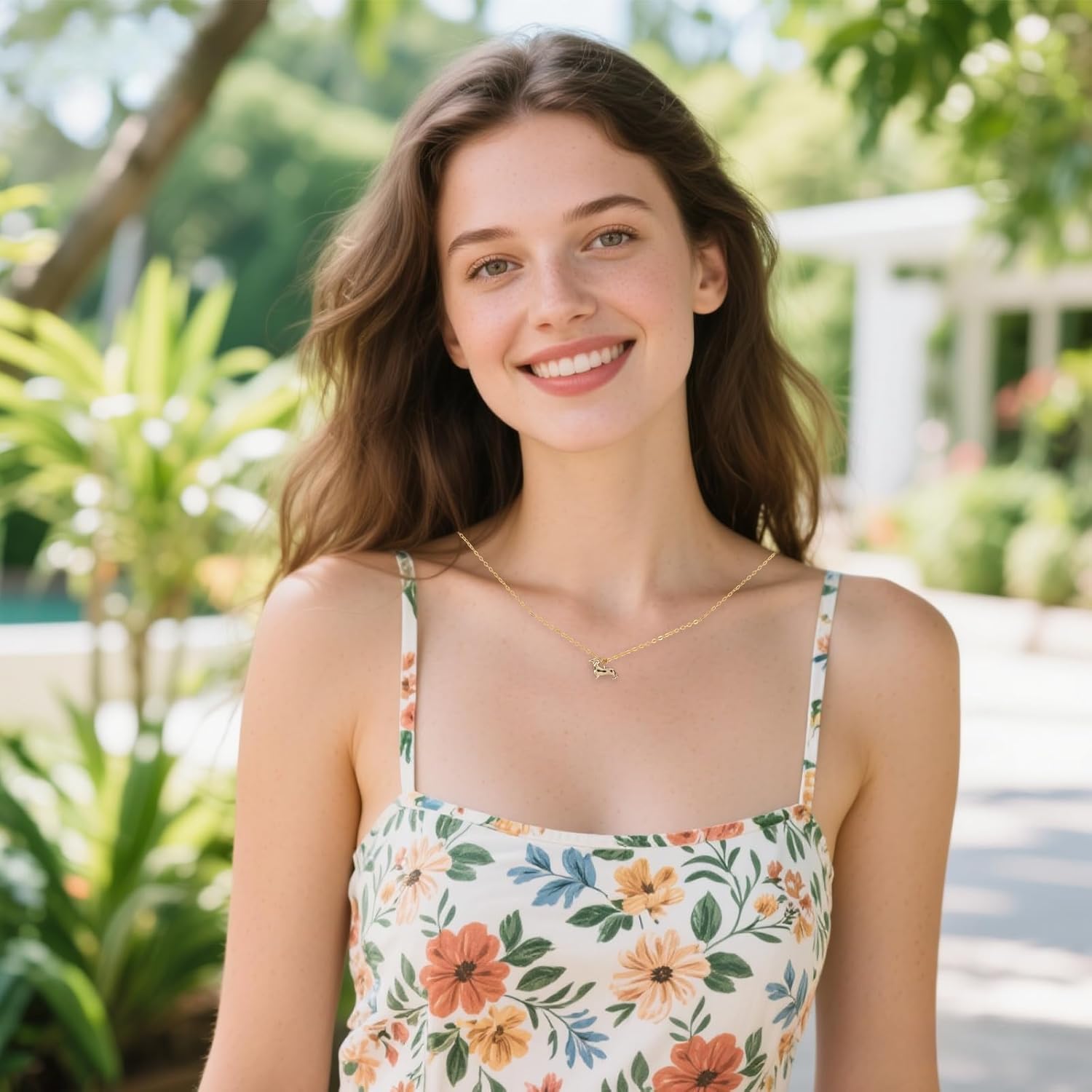 Dachshund Pendant Necklace for Women, Gold Dainty Dog Clavicle Chain Gift Inspirational Jewelry Remembrance Accessories for Weiner Dog Fans & Friends - Image 7