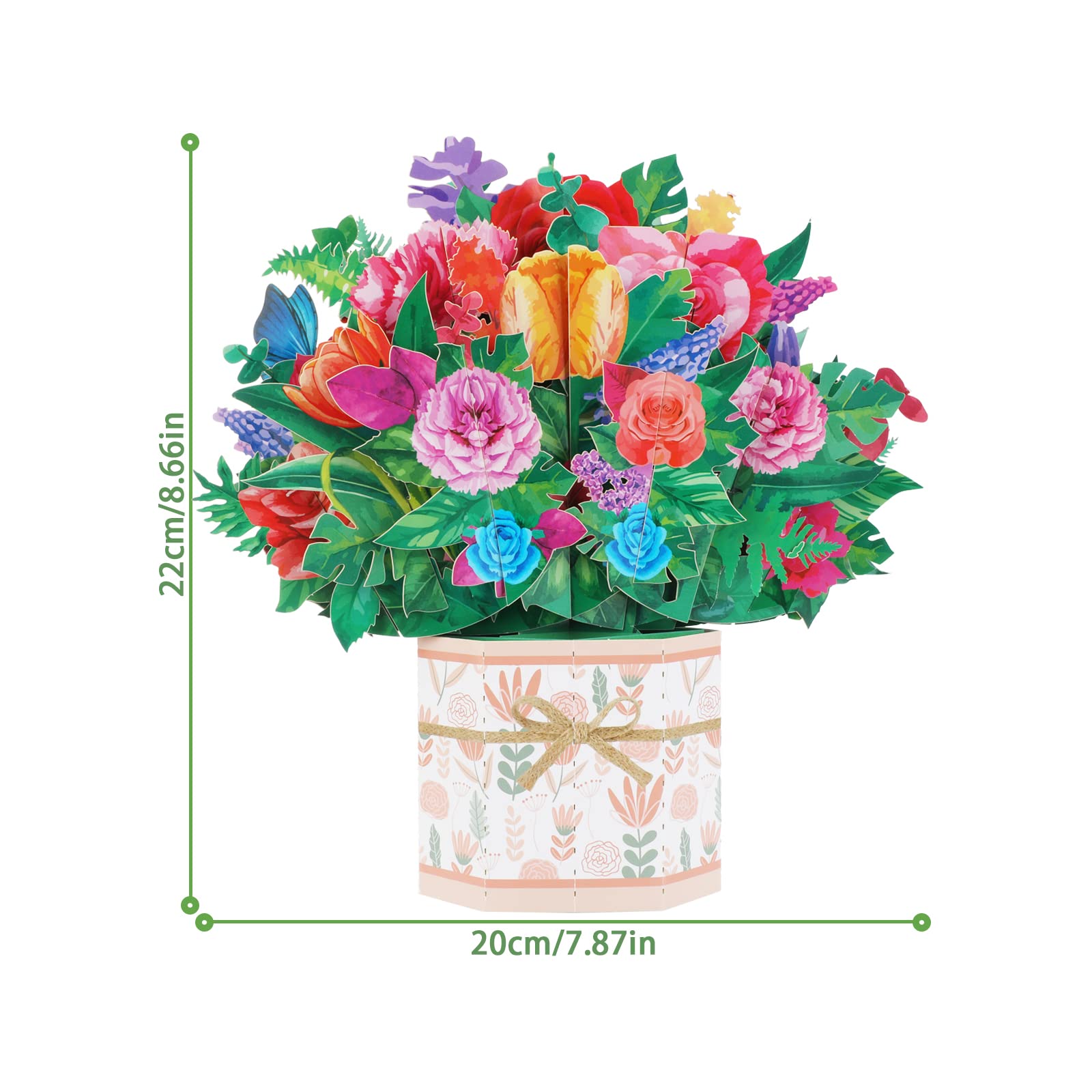 Rozen zonnebloem papieren pop-up kaarten, 3D pop-up bloemen