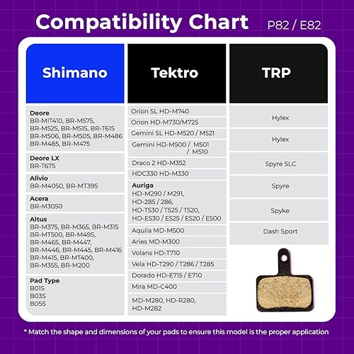 Miniatura 3 de Pastillas de freno de disco compatibles conrepuesto para Shimano Deore LX Alivio Altus Surron Tektro Orion Gemini TRP Hylex HYRD Spyre Spyke Dash -