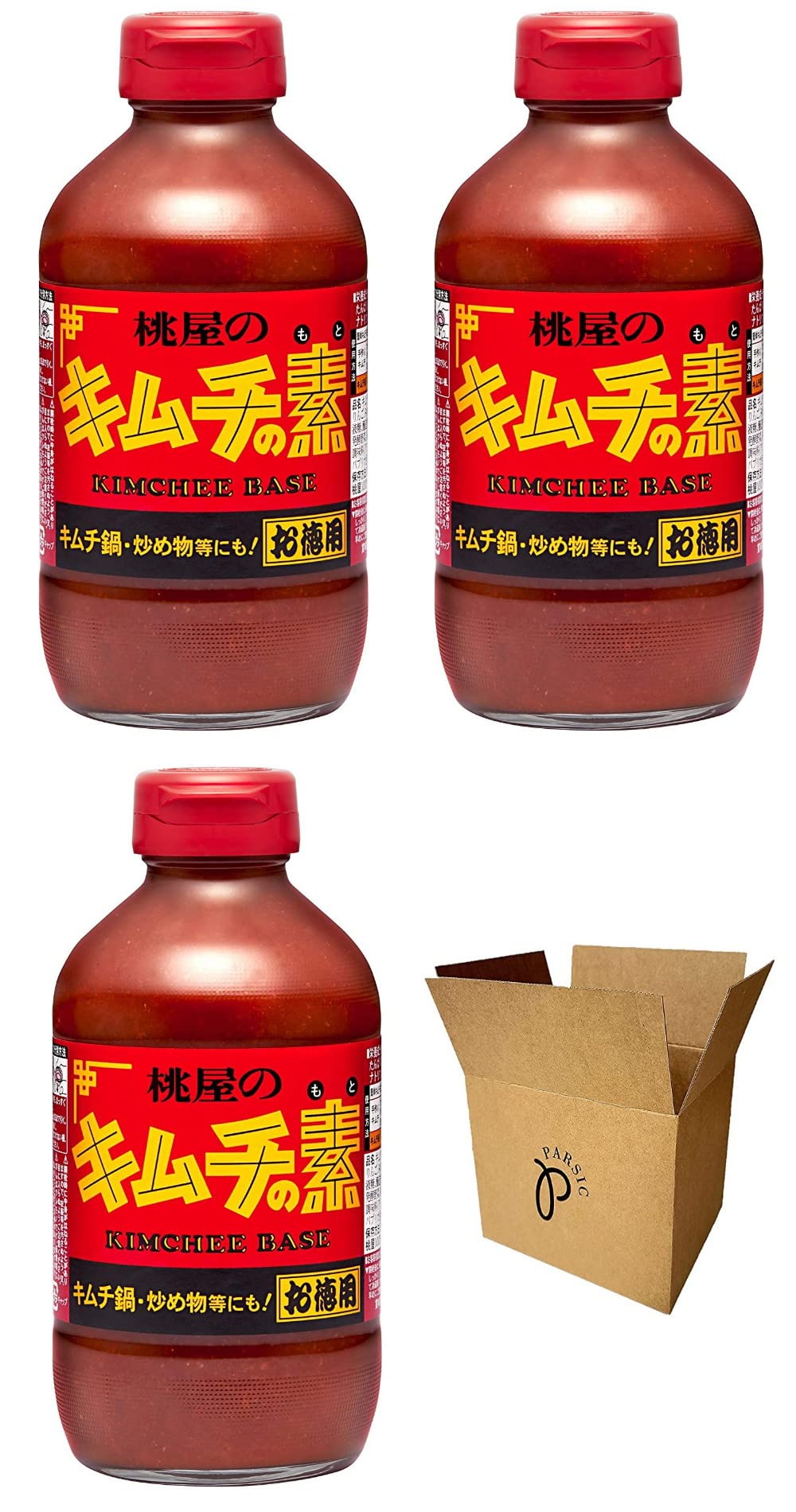 Momoya Kimchee Base, Multi- Pack, 15.87 Fl Oz Each (Pack of 3)