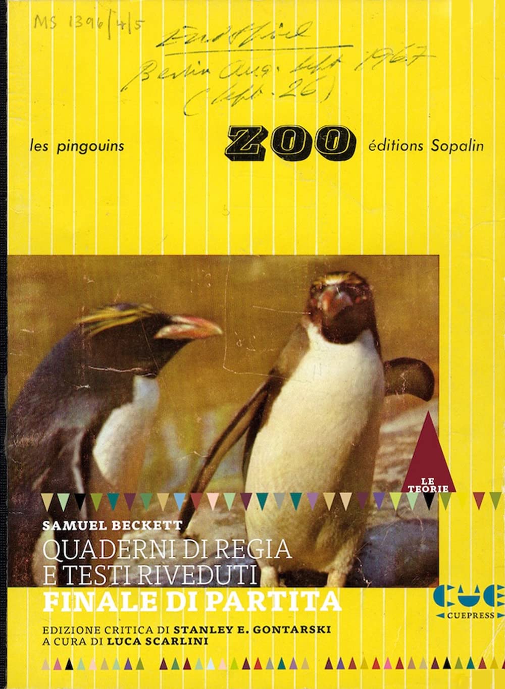 Quaderni Di Regia E Testi Riveduti. Finale Di Partita. Ediz. Critica - 4