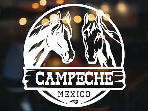 Vista 27 de Adhesivo de Veracruz México para Trocas De Rancho Calcomania para Autos México, calcomanías para camiones Diseño Ranchero con Caballos Personalizada