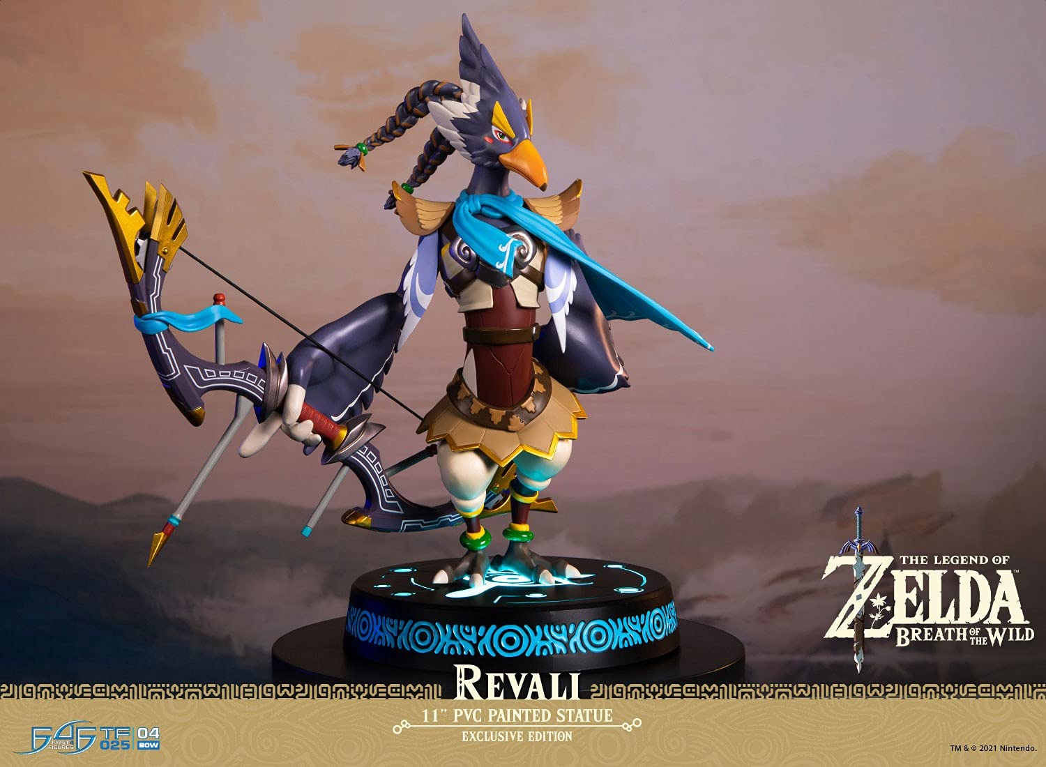 First 4 Figures F4F The Legend of Zelda: Breath of The Wild – Revali Collector's PVC Statue (27cm) (BOTWRC), Multicoleur