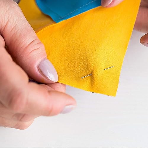 Vista 7 de 1000 piezas de alfileres rectos finos, alfileres duraderos de acero inoxidable para modista y costura con cajas de plástico, cabeza plana, alfileres