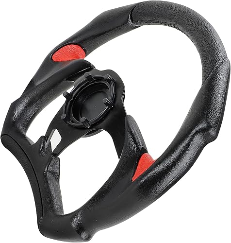 Miniatura 5 de Roykaw Volante de carrito de golf de 12.5 pulgadas O.D Racing Style Volante compatible con EZGO RXVTXTMedalist, Club Car DSPrecedentTempo, Yamaha