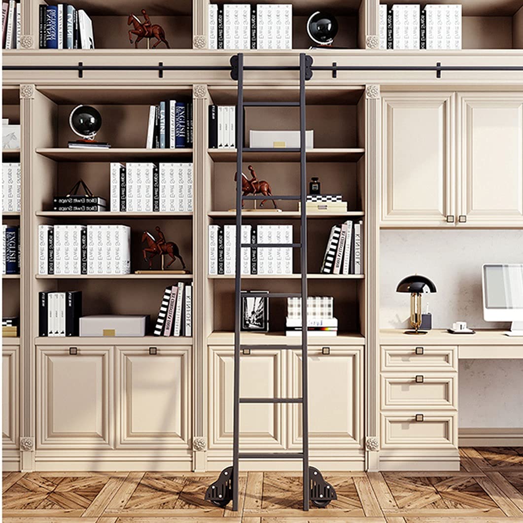 MiroDo Stand Up Black herrajes de acero negro para rodillo de piso de loft