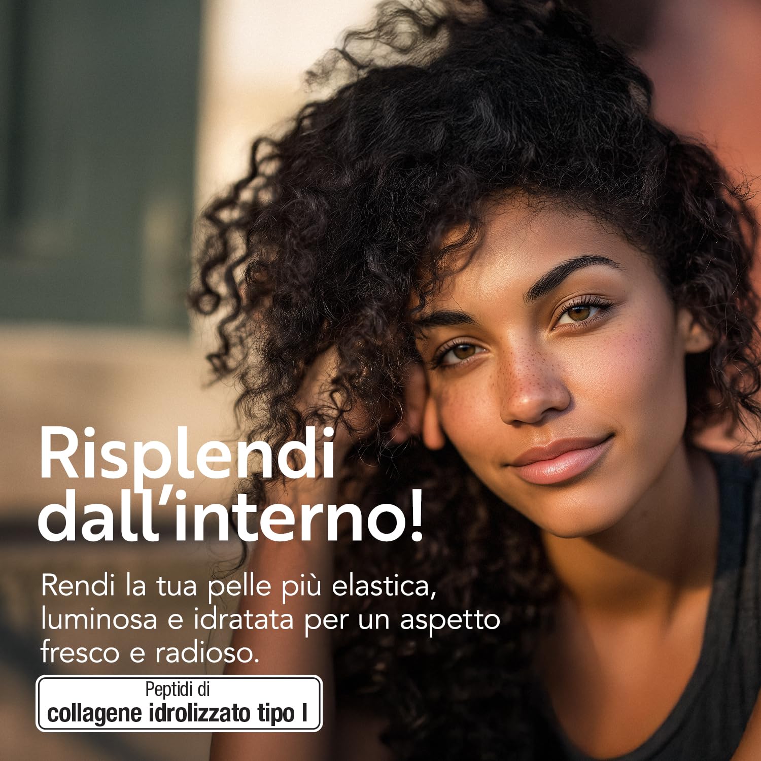 Peptidi di Collagene Idrolizzato in polvere Tipo 1 – 330g con acido ialuronico e vitamina C PiùLife – Integratore collagene bovino puro da bere – Per pelle, capelli, unghie e articolazioni