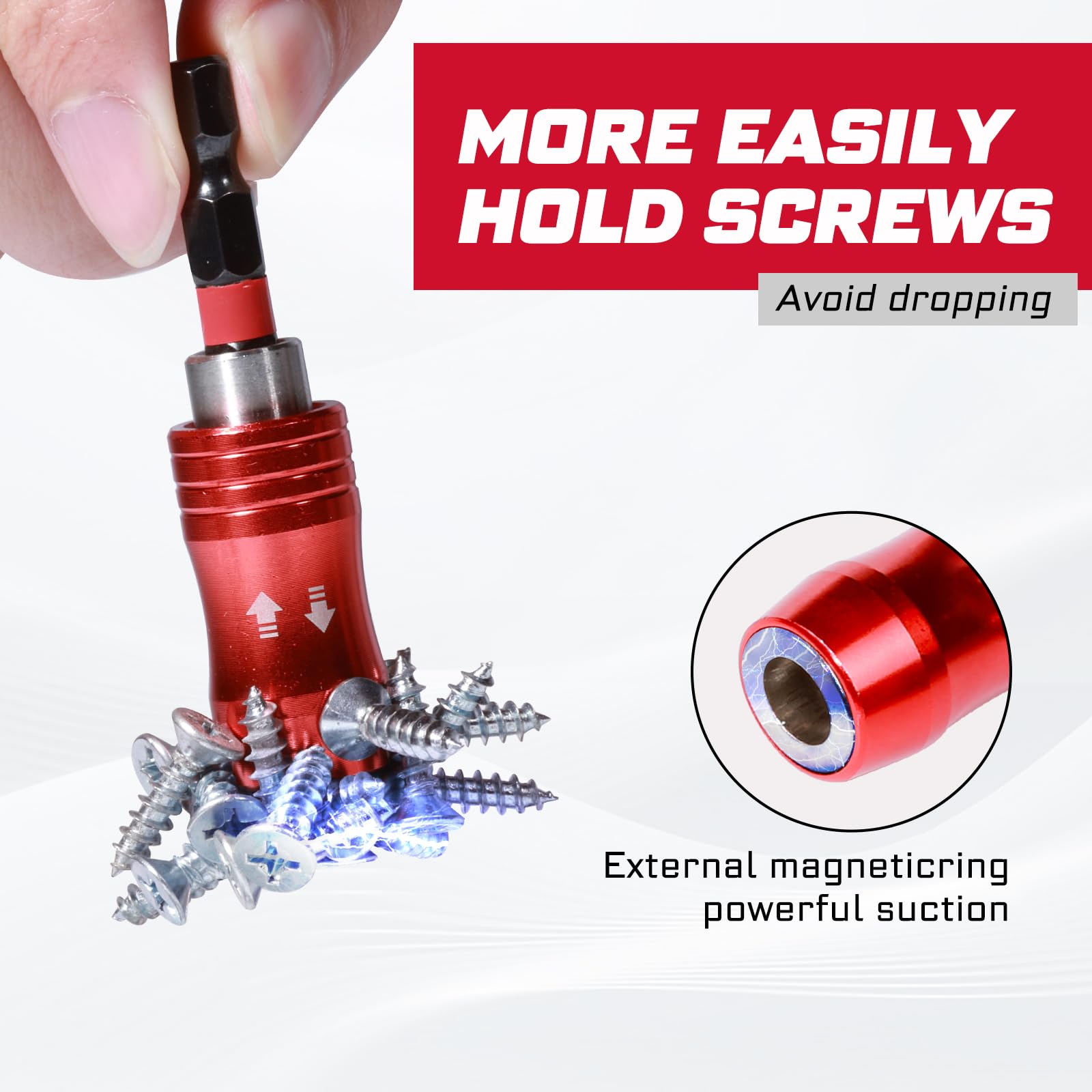 Geinxurn Impact Screwdriver Bit Holders - 3PC -7 Geinxurn Impact Screwdriver Bit Holders - 3PC -7