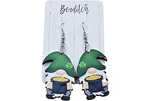 Pot of Gold Gnome Earrings: The Perfect St. Patrick's Day Accessory