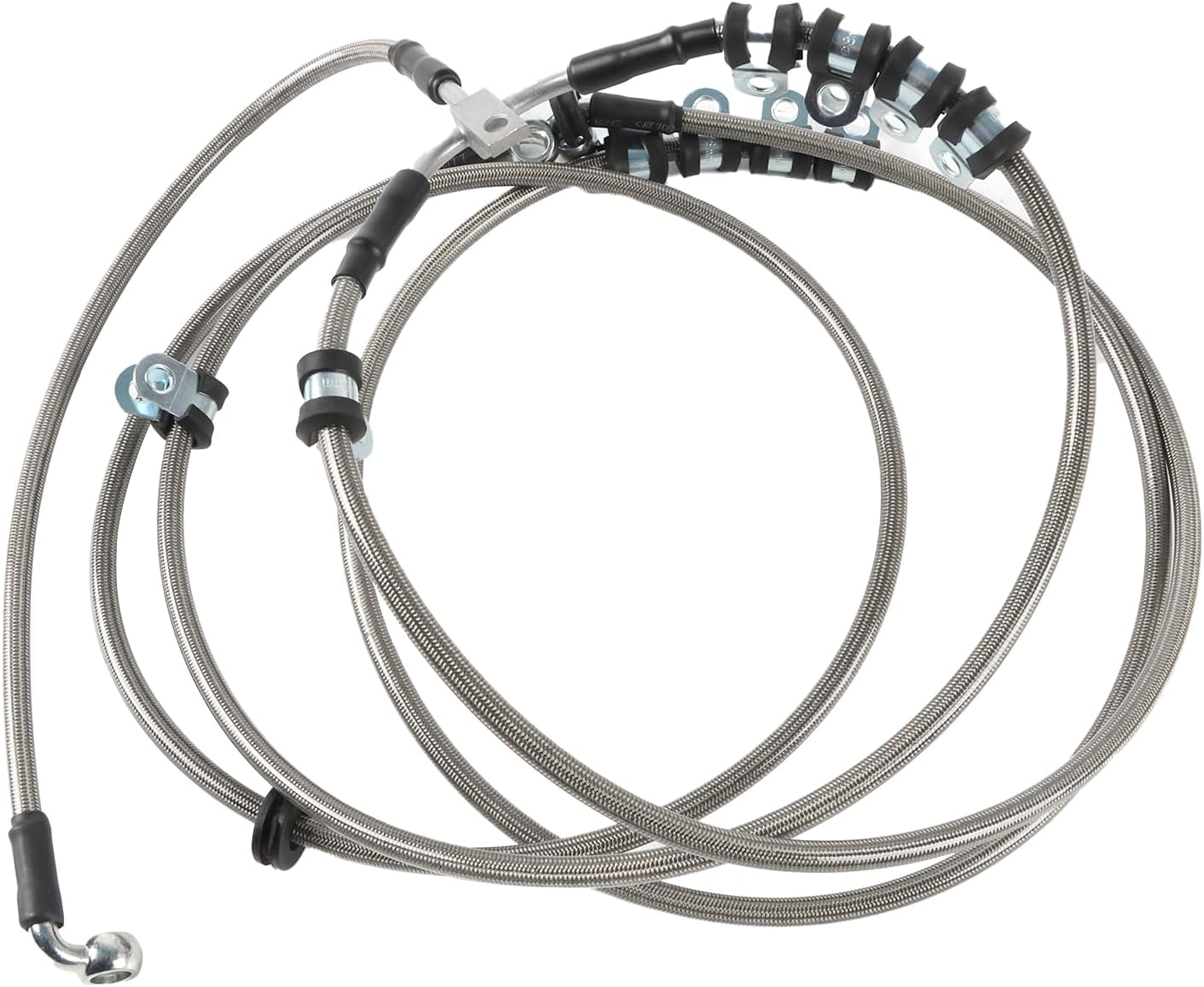 705601495 72" Front Flexible Brake Line Hose Assembly Compatible with Can-Am Maverick X3 Turbo 2017 2018 2019 2020 2021 2022 2023