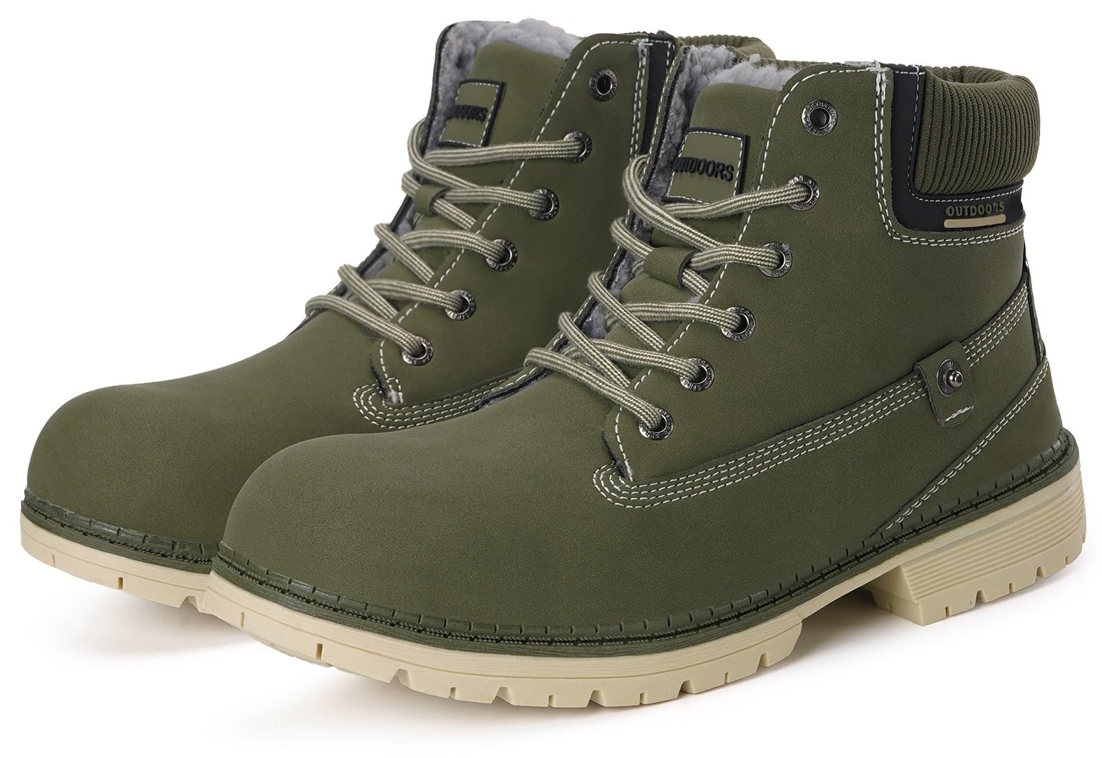 Stivali Uomo Donna Scarpe da Inverno Caldi Stivali da Neve Impermeabili,Gr.36-47