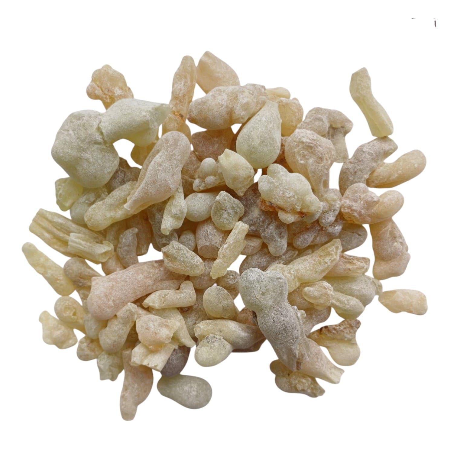 Superior Hojari - Incenso Oman 2° grado, Boswellia Sacra 1° scelta, grandi pezzi naturali biancastri, argento per affumicare, incenso premium (250 g)