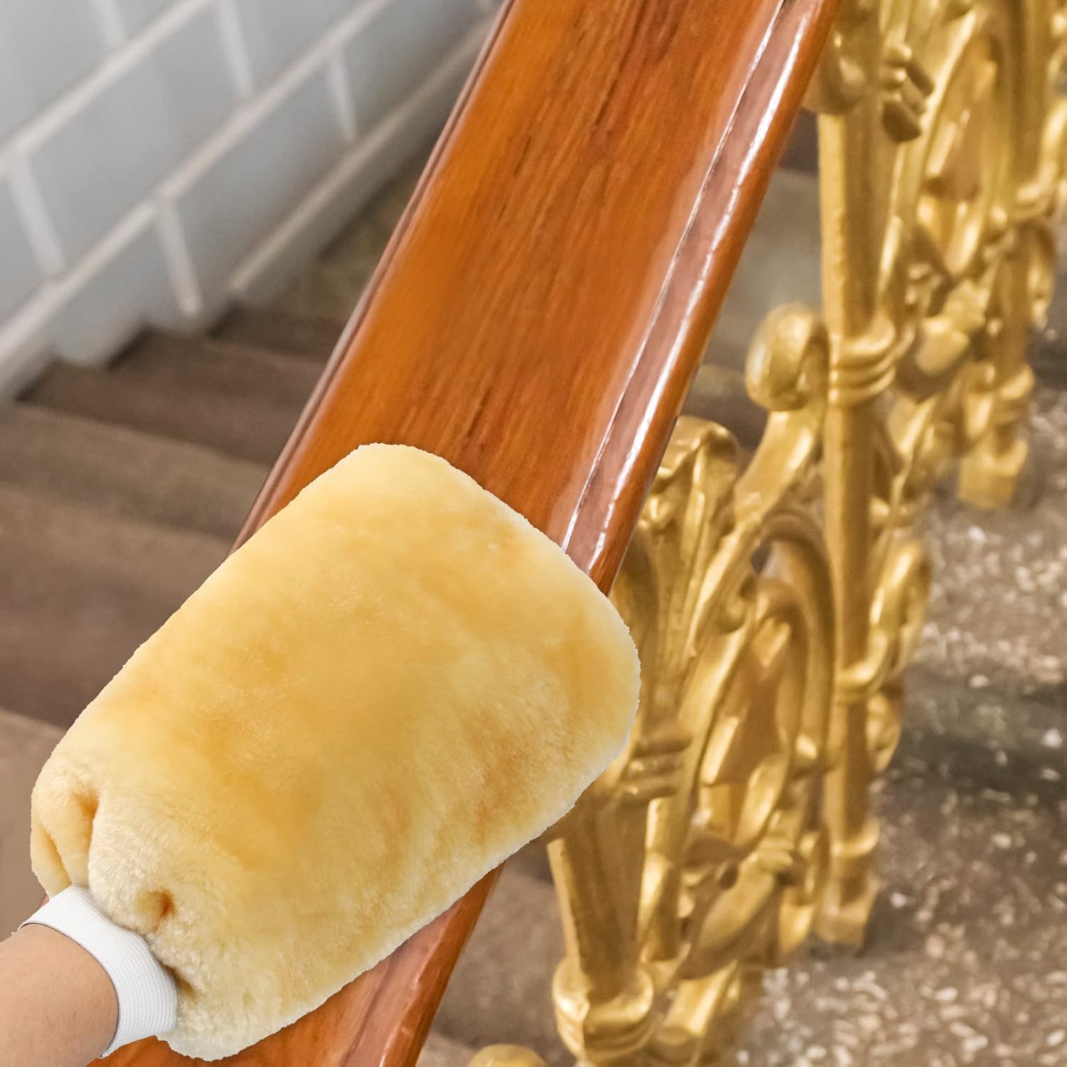 Remerry 12 Pcs Painters Mitt Paint Gloves Painters Tool Dusting Gloves Deck Stain Applicator for Painting Cleaning Dusting