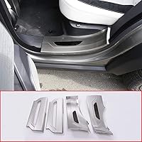 Vista 2 de Inoxidable Interior Puerta Guardia Umbral Umbral Umbral Placa Trim para Land Rover Range Rover Velar 2017 2018