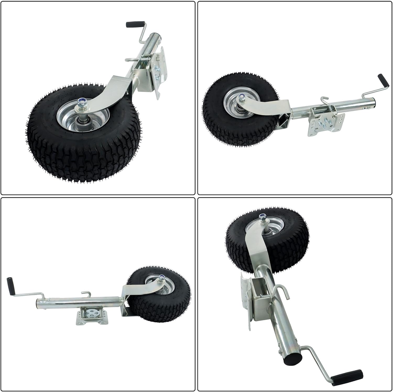 Swivel Trailer Tongue Jack 2000lb Load Capacity 13.38in Trailer Jack Wheel Beach Boat Trailer Jack Galvanization for RV Boat