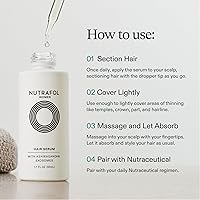 Vista 7 de Nutrafol Suero capilar para mujer, soporta un cabello visiblemente más grueso y fuerte, vegano, ligero y de rápida absorción