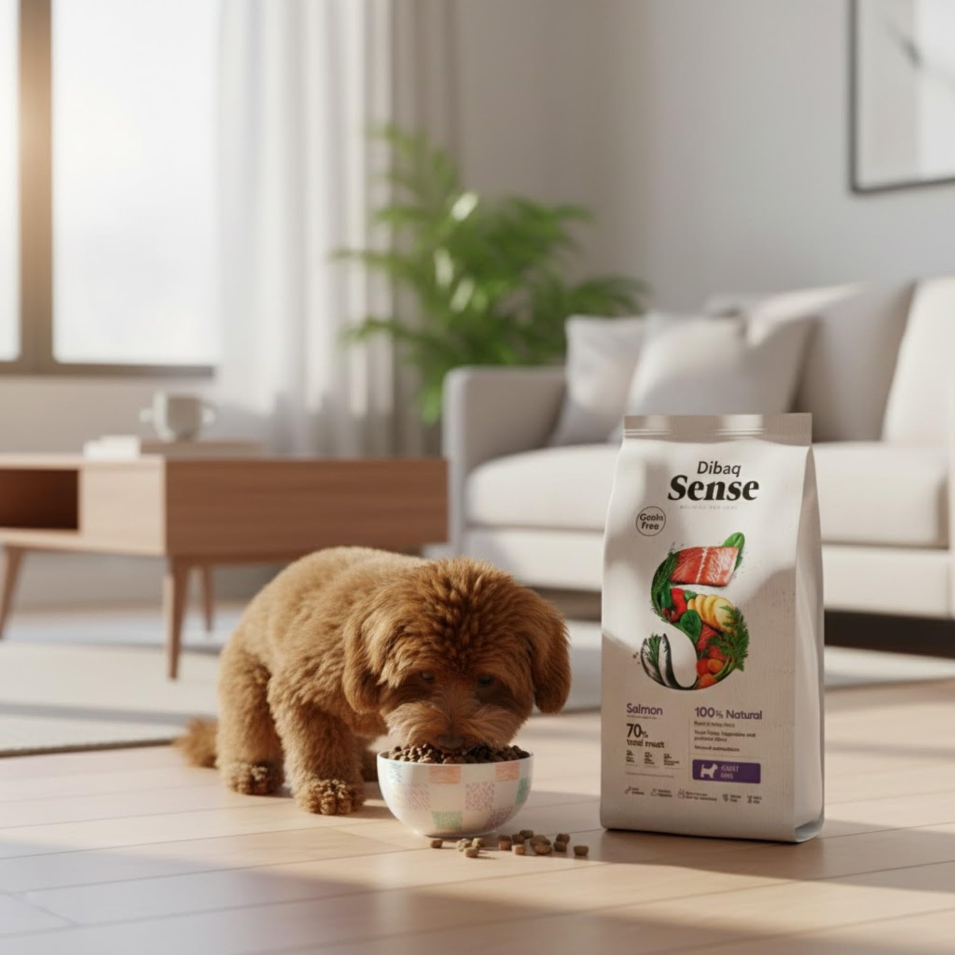 Dibaq Sense Grain Free Salmón Mini, 2 kg | Alimento para perros