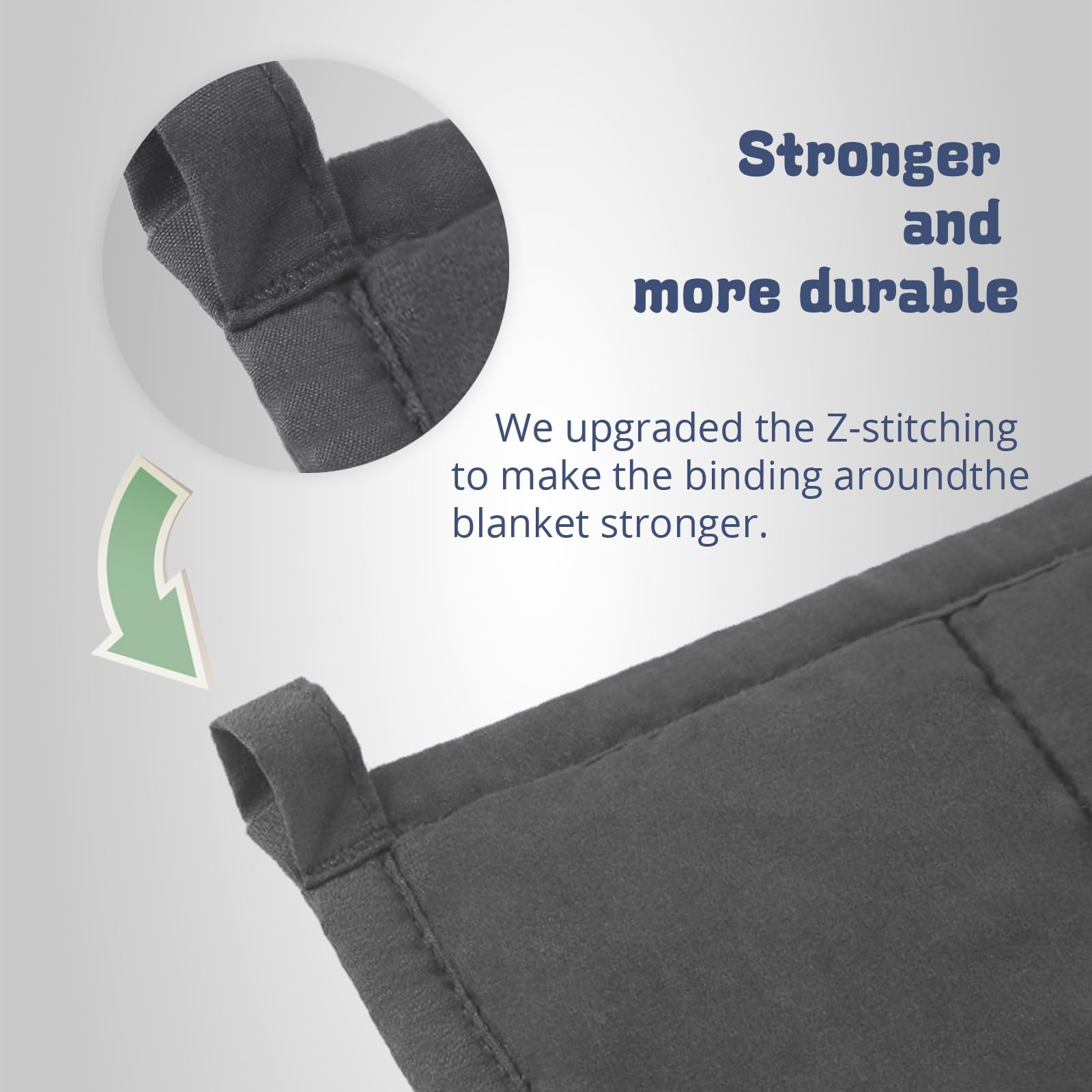 Aimon Weighted Blanket 3Lb, Dark Grey, Washable Breathable Weighted Blanket for Outdoors, Small Size, Soft and Calm with Glass Beads (20