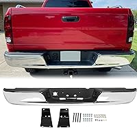 Vista 1 de KUAFU Ensamble de Parachoques Trasero Compatible con 2002-2008 Dodge Ram 1500 2003-2009 Ram 2500 3500 Reemplazo para CH1103111 CH1103108 Con