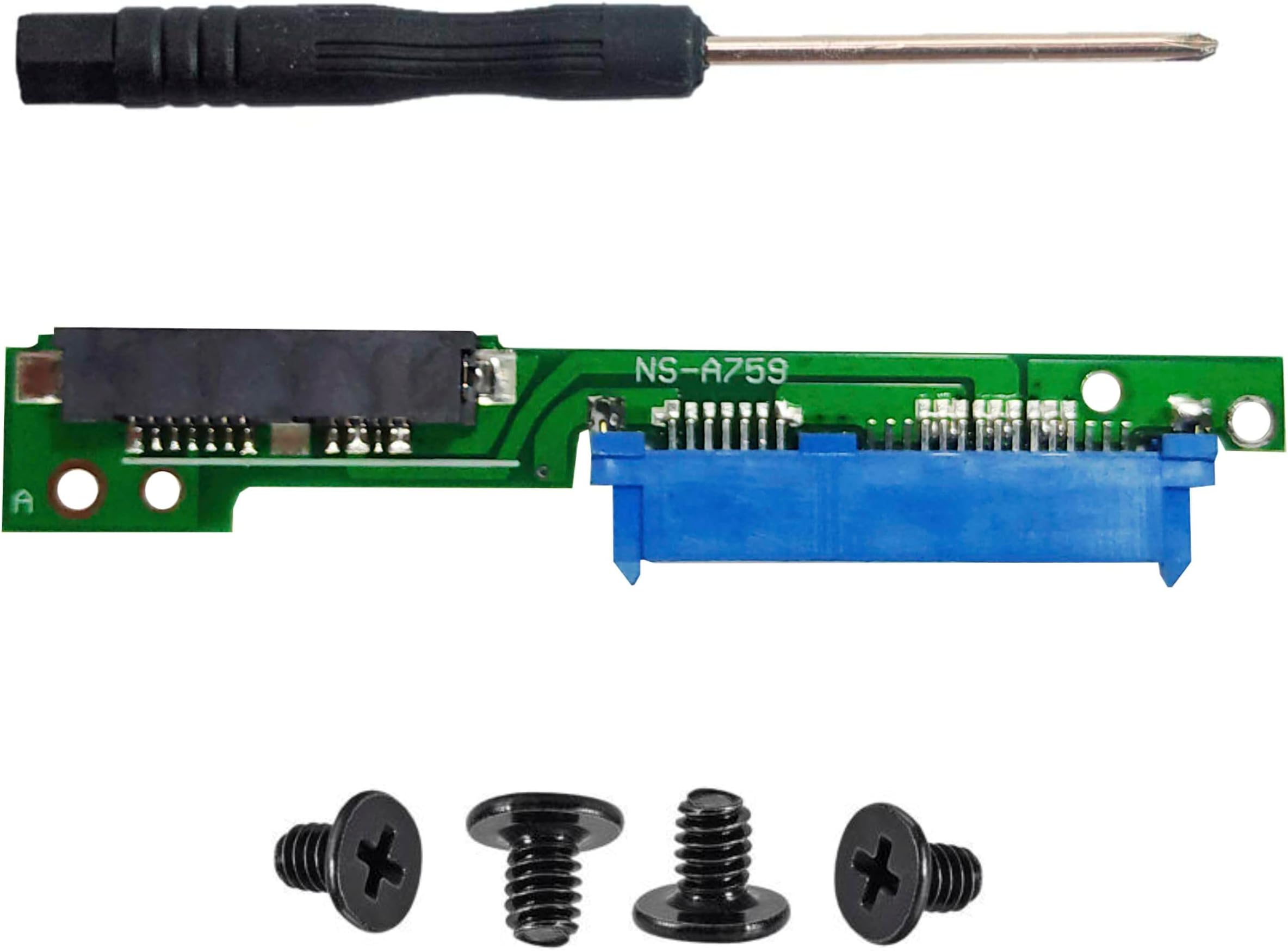 Micro SATA 7+6 Male to SATA 7+15 Female Adapter Card Serial ATA Converter Compatible with Lenovo 310 312 320 330 IdeaPad 510 5000