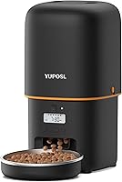 Vista 14 de Comedero automático para gatos, dispensador de comida para gatos de 2 litros, alimentador automático para mascotas con duración de batería de 180