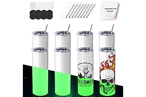Glow in the Dark Sublimation Tumblers 20 oz Skinny
