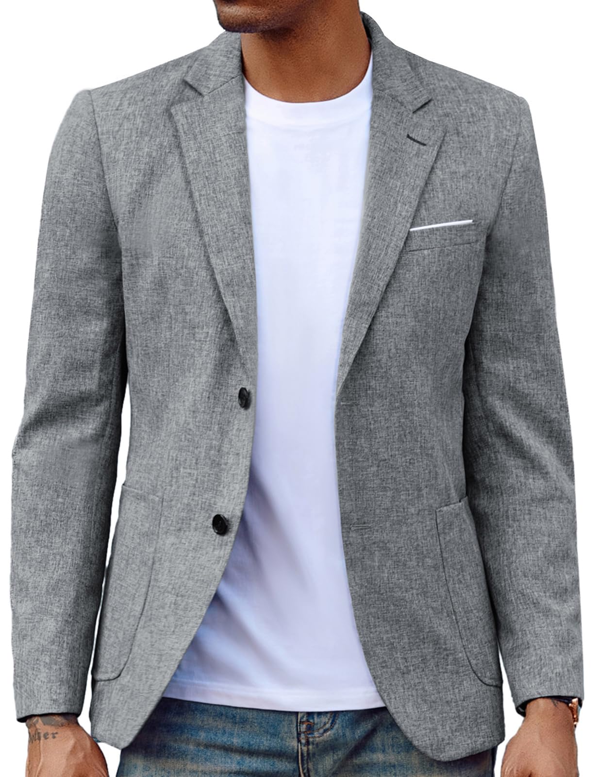 PJ PAUL JONES Mens Blazer Casual Sport Coat Lightweight Sports Jacket