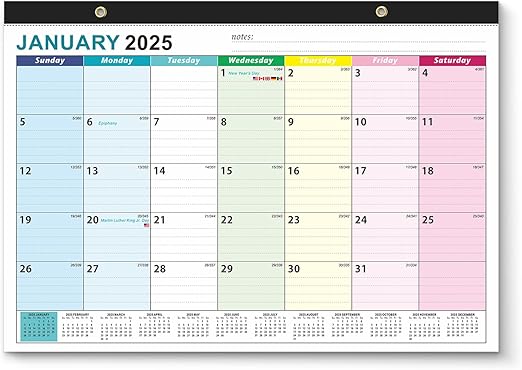 Wall Calendar from Jan 2025 Jun 2026 18 Month Academic Wall Calendar Wall Calendar from Jan 2025 Jun 2026 18 Month Academic Wall Calendar