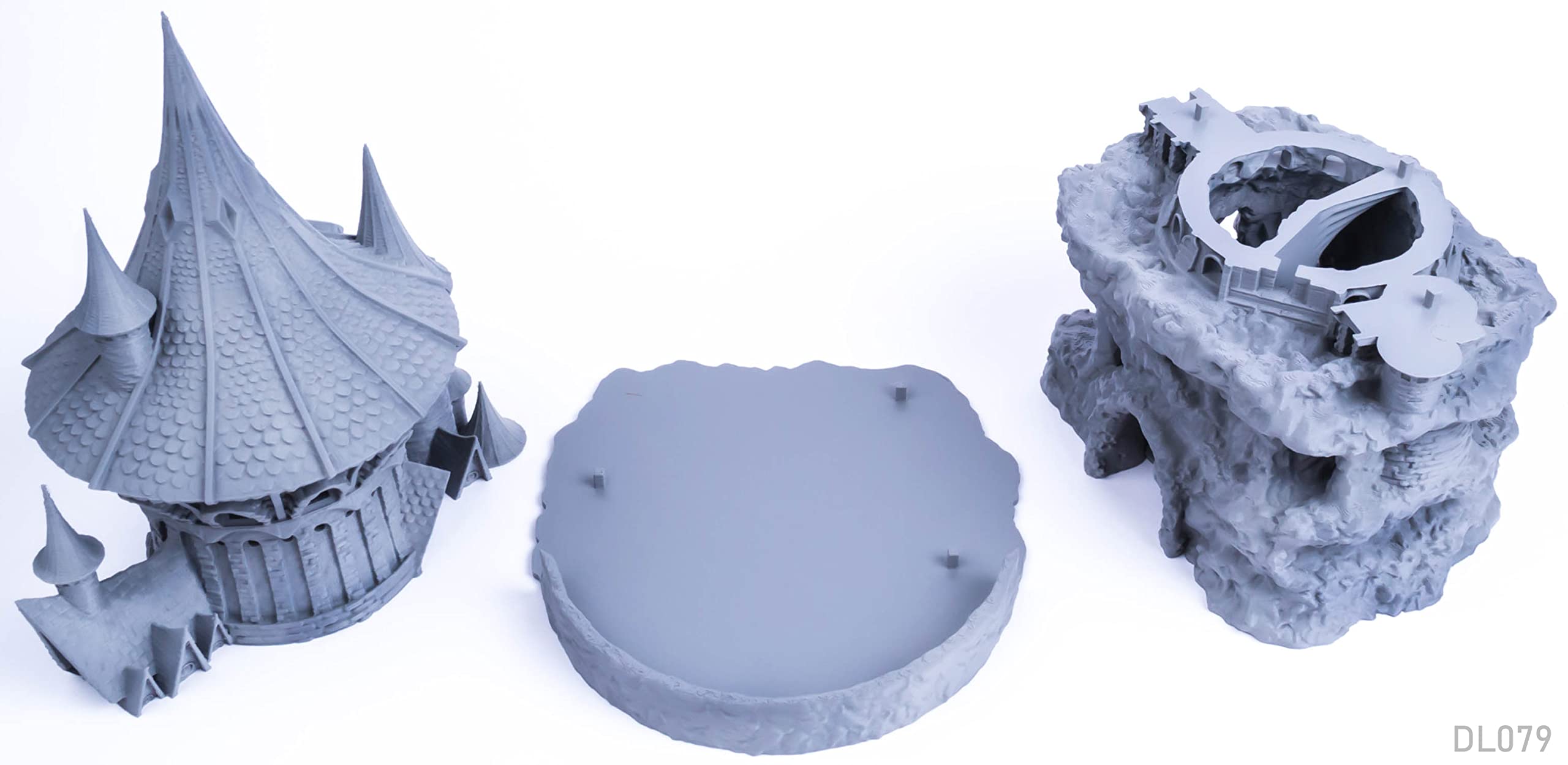 Torre de Dados 3D Vikings - Piedra Gris Mate - Lo Último en Rodar Dados