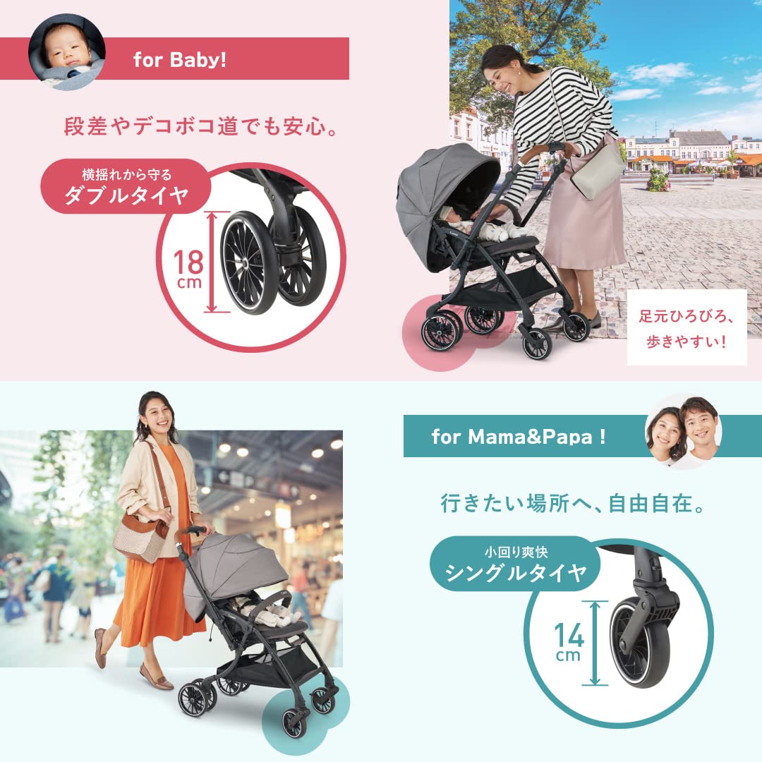 Amazon.co.jp: コンビ A型(両対面)ベビーカー 1か月から36か月頃まで 