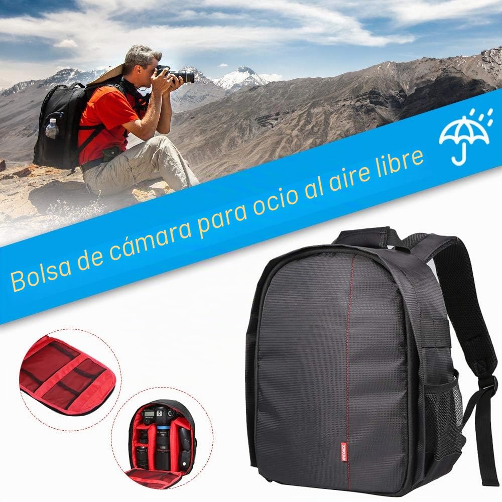 Bolsos multifuncionales Respirables multifuncionales Impermeables de la cámara de la Mochila de la cámara de Digitaces de la cámara de Digitaces de DSLR