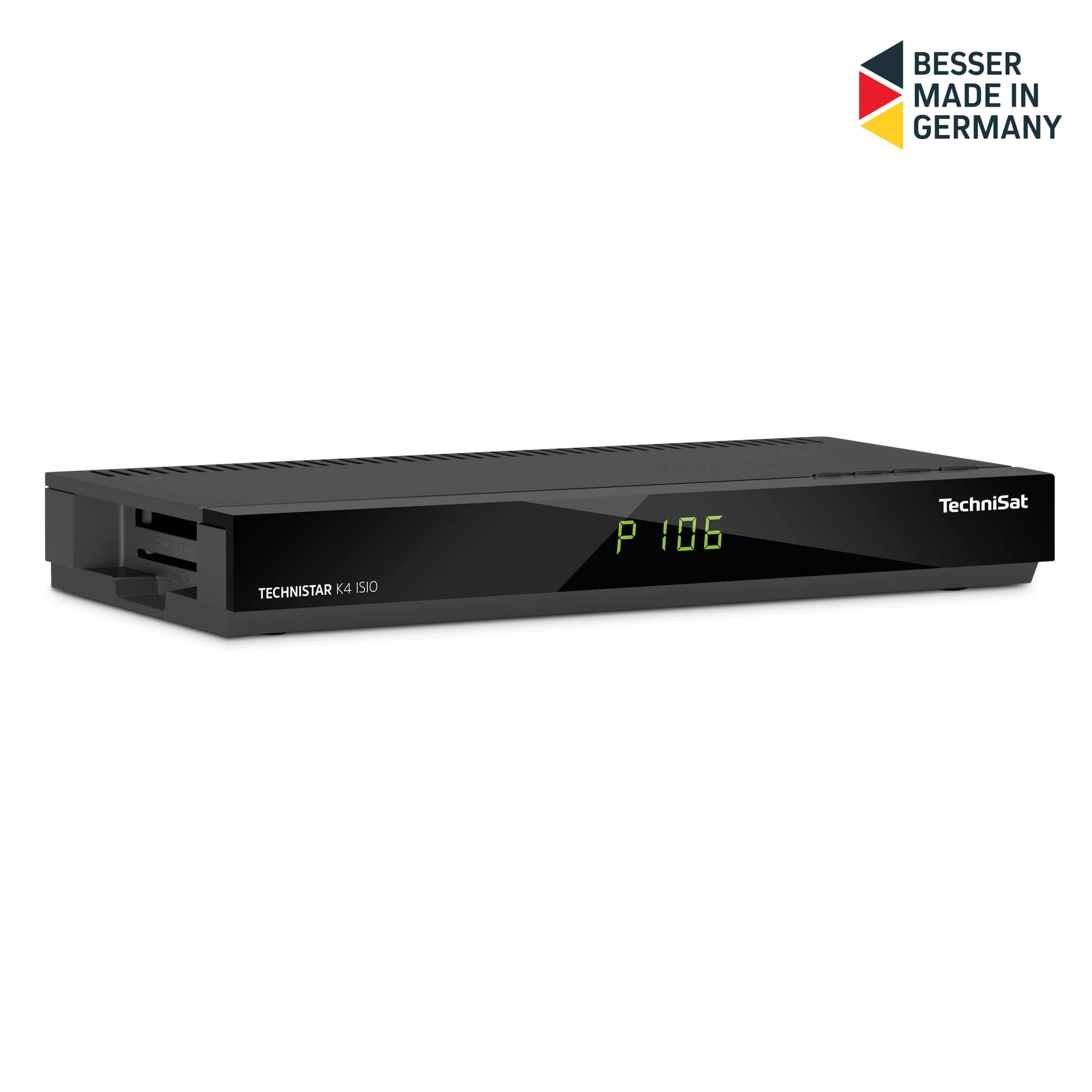 TechniSat TECHNISTAR K4 ISIO Kabel-Receiver mit vierfach-Tuner, schwarz & WD Elements Portable, Externe Festplatte - 2 TB - USB 3.0 - WDBU6Y0020BBK-WESN
